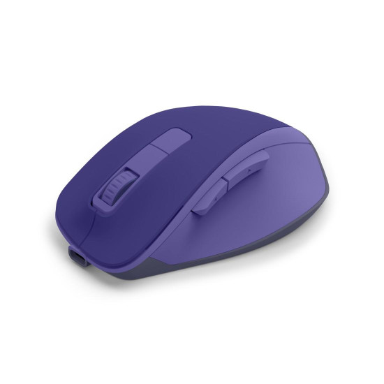 Hama “WM-500” Wireless Mouse, Ergonom., 6 Buttons, No Click Noise, Battery, purple