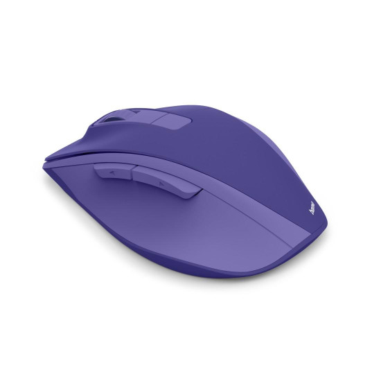 Hama “WM-500” Wireless Mouse, Ergonom., 6 Buttons, No Click Noise, Battery, purple
