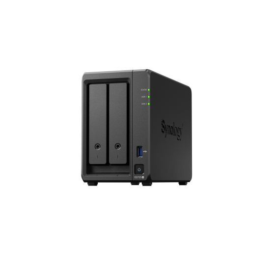 Network storage NAS Synology DS725+, for 2 3.5