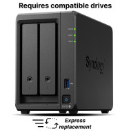Network storage NAS Synology DS725+, for 2 3.5