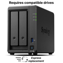 Network storage NAS Synology DS725+, for 2 3.5
