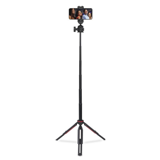 Hama “Solid 80 Ball” Mobile Phone Tripod, Travel Tripod, Remote Release, max. 80 cm
