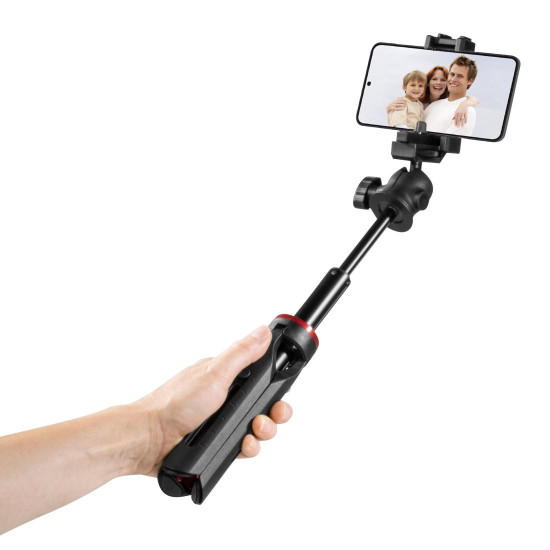 Hama “Solid 80 Ball” Mobile Phone Tripod, Travel Tripod, Remote Release, max. 80 cm
