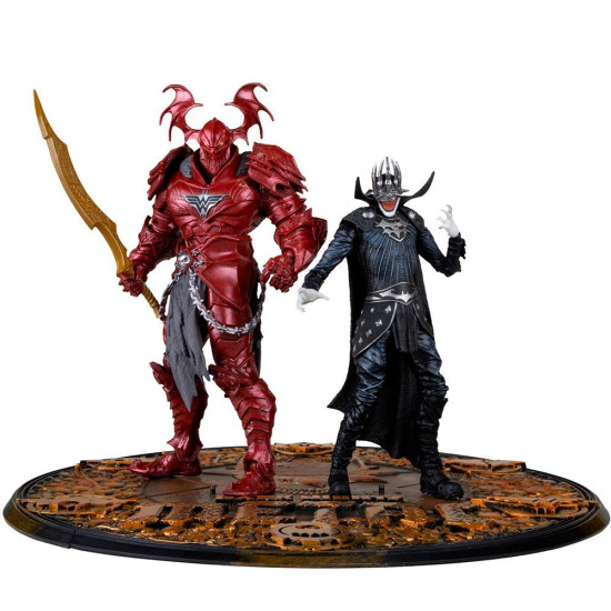 DC Multiverse Batman Who Laughs (Knight Armor) & The Merciless (Dark Multiverse) Figure 7in