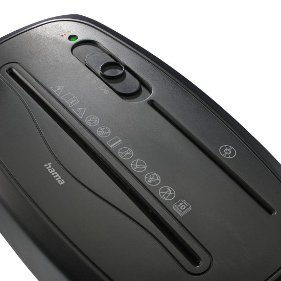 Hama “Safe X100CD” Document Shredder, Shredder with Security Level P4 T4 E3