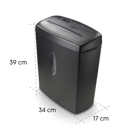 Hama “Safe X100CD” Document Shredder, Shredder with Security Level P4 T4 E3