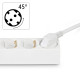 Hama Power Strip, 3-Way, with Switch, 1.4 m, white