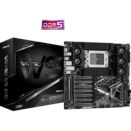 Motherboard ASROCK WRX90 WS EVO, Socket sTR5, ATX, 8xDDR5
