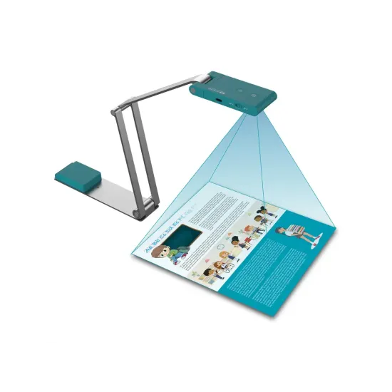 Document camera with portable scanner-visualizer IRIScan VISUALIZER 7 Dislexic, 4K, USB-C
