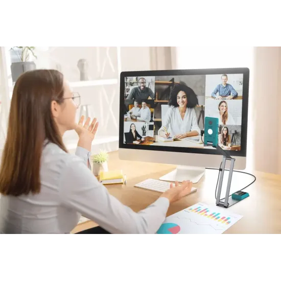 Document camera with portable scanner-visualizer IRIScan VISUALIZER 7 Dislexic, 4K, USB-C