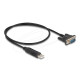 Delock Adapter USB 2.0 to serial RS-232 DB9 male, 50 cm FTDI