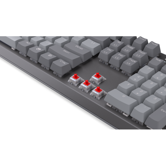 Endorfy mechanical keyboard Thock V2 Full Size, PBT, Endorfy Red switch, US Layou