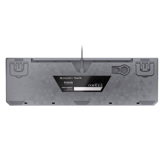 Endorfy mechanical keyboard Thock V2 Full Size, PBT, Endorfy Red switch, US Layou