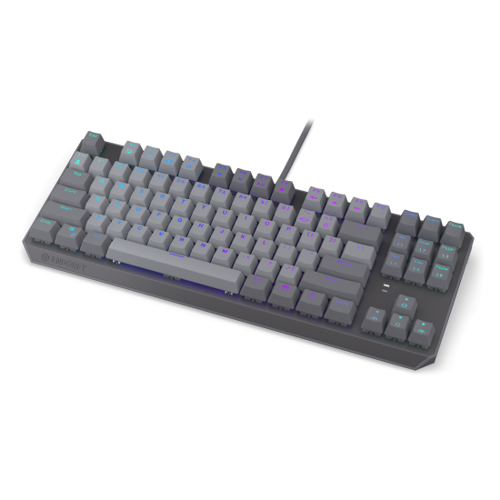Endorfy mechanical keyboard Thock V2 TKL, PBT, Endorfy Red switch, US Layout
