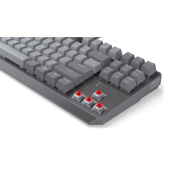 Endorfy mechanical keyboard Thock V2 TKL, PBT, Endorfy Red switch, US Layout
