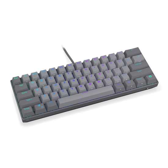 Endorfy mechanical keyboard Thock V2 Compact, PBT, Endorfy Red switch, US Layout