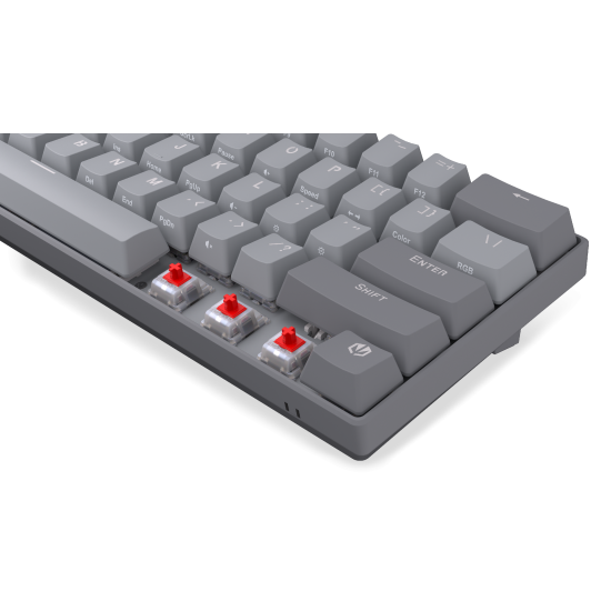 Endorfy mechanical keyboard Thock V2 Compact, PBT, Endorfy Red switch, US Layout