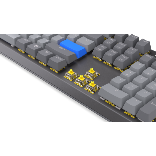 Endorfy mechanical keyboard Thock Wireless V2 Full Size, PBT, Endorfy Yellow switch, US Layout