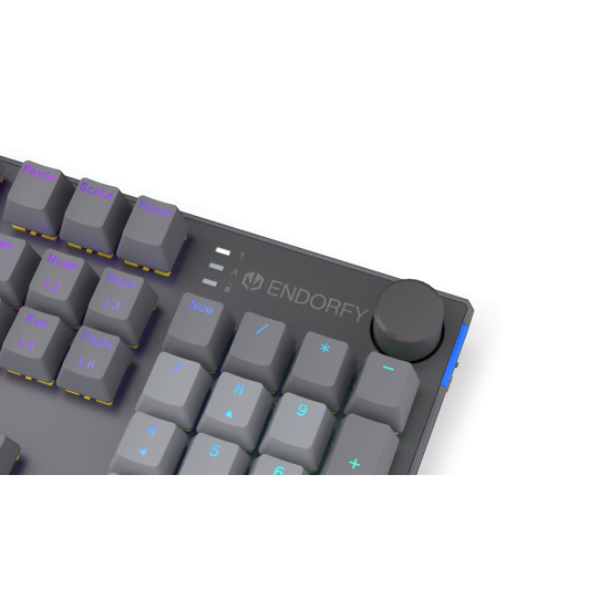 Endorfy mechanical keyboard Thock Wireless V2 Full Size, PBT, Endorfy Yellow switch, US Layout