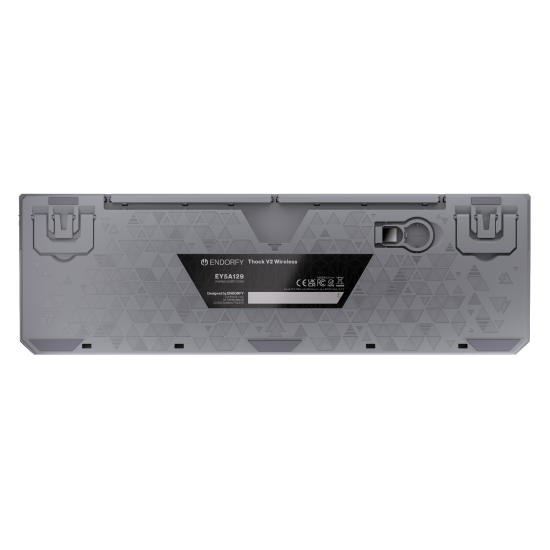 Endorfy mechanical keyboard Thock Wireless V2 Full Size, PBT, Endorfy Yellow switch, US Layout