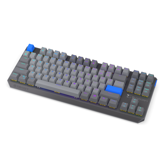 Endorfy mechanical keyboard Thock Wireless V2 TKL, PBT, Endorfy Yellow switch, US Layout