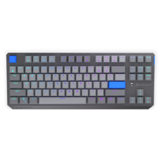 Endorfy mechanical keyboard Thock Wireless V2 TKL, PBT, Endorfy Yellow switch, US Layout