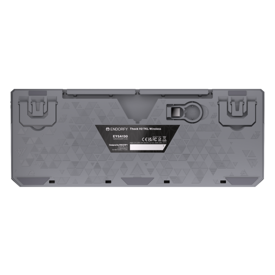 Endorfy mechanical keyboard Thock Wireless V2 TKL, PBT, Endorfy Yellow switch, US Layout