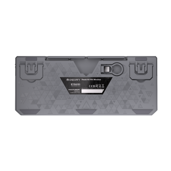 Endorfy mechanical keyboard Thock Wireless V2 75%, PBT, Endorfy Yellow switch, US Layout