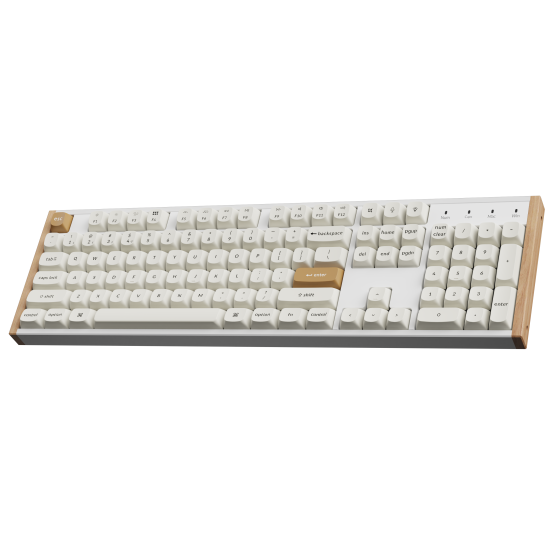 Wireless Mechanical Keyboard Keychron K10 HE Magnetic Switch - White Special Edition