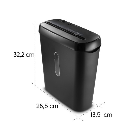 Hama “Classic S61” Document Shredder, Shredder with Security Level P2 T2 E2