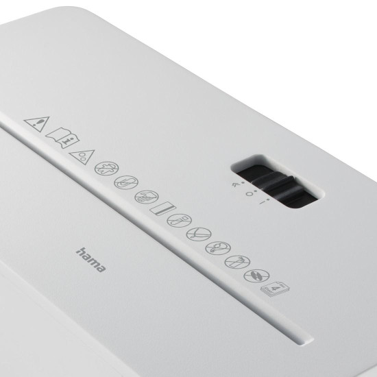 Hama “Safe X40-W” Document Shredder, Shredder with Security Level P4 T4 E3