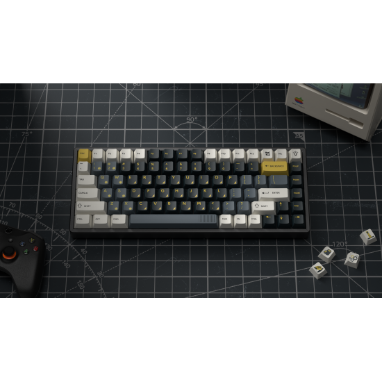 Keychron Cherry Profile Dye-Sub PBT Full Keycap Set - Retro Garage