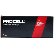 Battery alcaline industrial LR20 D 10pk box INTENSE  PROCELL /price for 10 batteries/