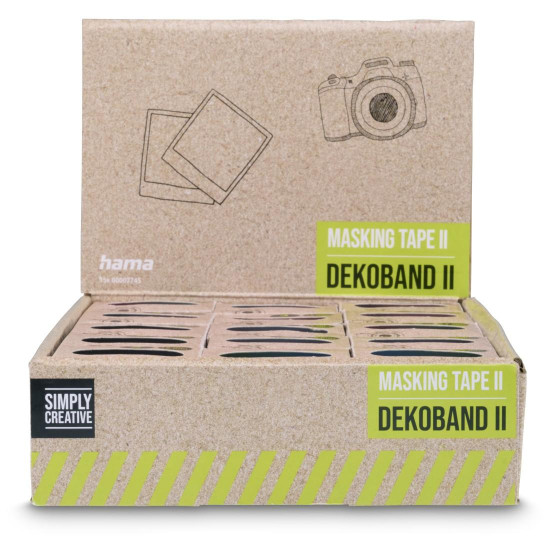 Hama Masking Tapes II, 1.5x500 cm, Various Motifs in Sets of 3