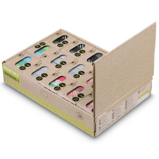 Hama Masking Tapes II, 1.5x500 cm, Various Motifs in Sets of 3