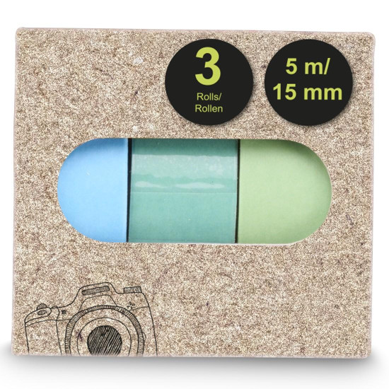 Hama Masking Tapes II, 1.5x500 cm, Various Motifs in Sets of 3