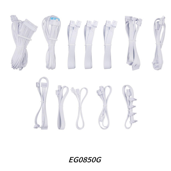 Power Supply Lian Lian Li EDGE EGO850 White 850W 80+ Gold PCIe 5.1, ATX 3.1