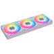 3Pack Fans Lian Li UNI FAN CL Wireless ARGB PWM Reverse - 120 mm White + Controller
