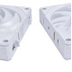 3Pack Fans Lian Li UNI FAN CL Wireless ARGB PWM - 120 mm White + Controller