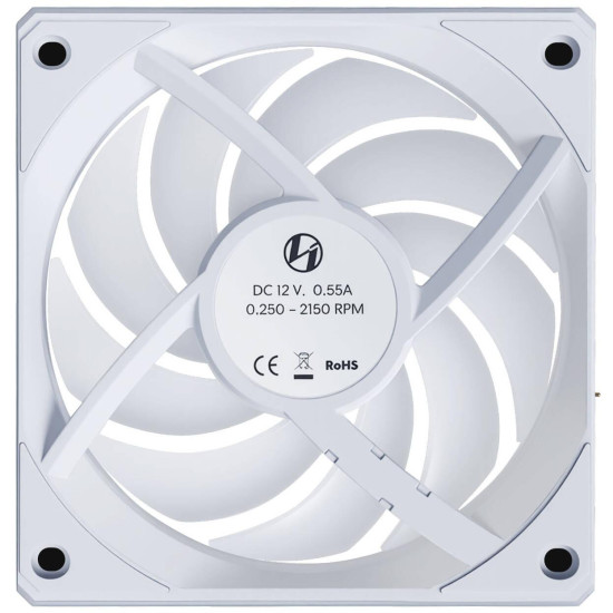 Fan Lian Li UNI FAN CL Wireless ARGB PWM Reverse - 120 mm White