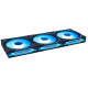 3Pack Fans Lian Li UNI FAN SL-INF Wireless ARGB PWM Reverse - 120 mm Black + Controller