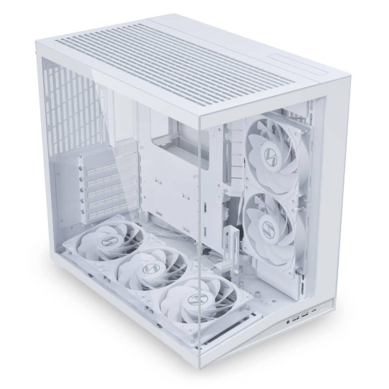 Case Lian Li O11 Dynamic Mini V2 Flow + 5 Fans Mini-Tower - White