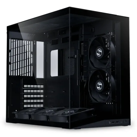 Case Lian Li O11 Dynamic Mini V2 Flow + 5 Fans Mini-Tower - Black