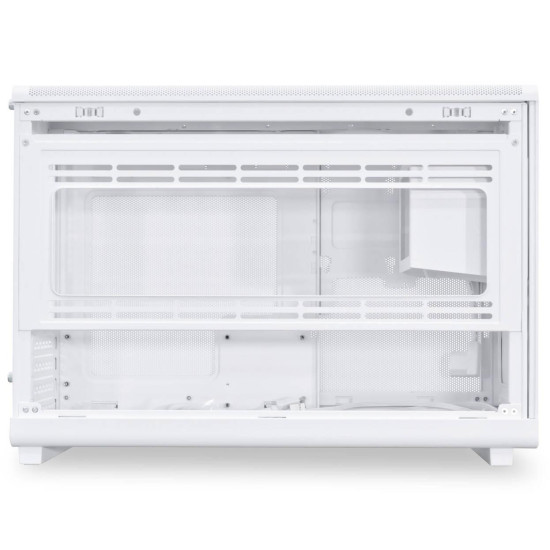 Case Lian Li DAN A3-mATX Wood Edition White, Tempered Glass, Micro Tower