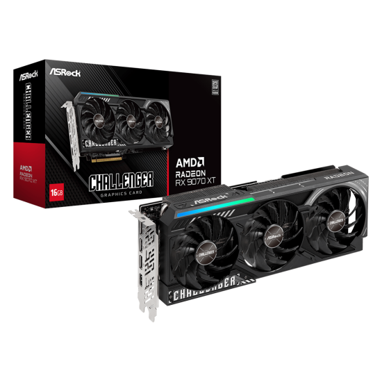 Graphic card ASRock RADEON RX 9070 XT Challenger 16GB GDDR6