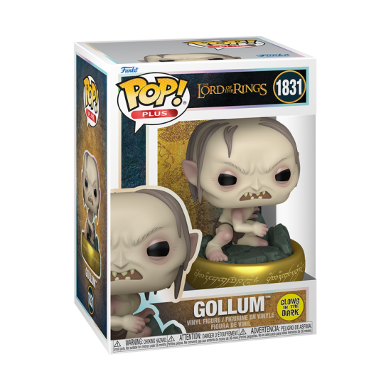 Funko Pop! Plus: The Lord of the Rings - Gollum (Glows in The Dark) #1831 Vinyl Figure