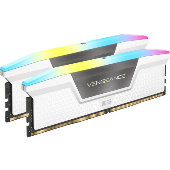 Memory Corsair Vengeance RGB DDR5, 6000MHz 32GB 2x16GB DIMM, Unbuffered, CL30-36, Intel XMP & AMD EXPO