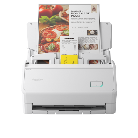 Ricoh ScanSnap iX2400 Scanner, A4, USB 3.2, Duplex ADF/100 sheets/, 45ppm/90 ipm, white