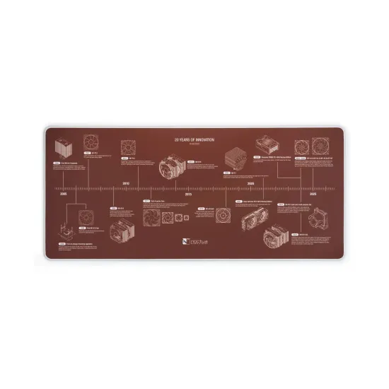 Подложка за мишка Noctua NP-DM3 Anniversary Deskmat - 900 x 400 x 4 mm
