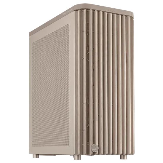 Кутия ASUS ProArt PA401 Wood Edition Beige - Mesh Panel